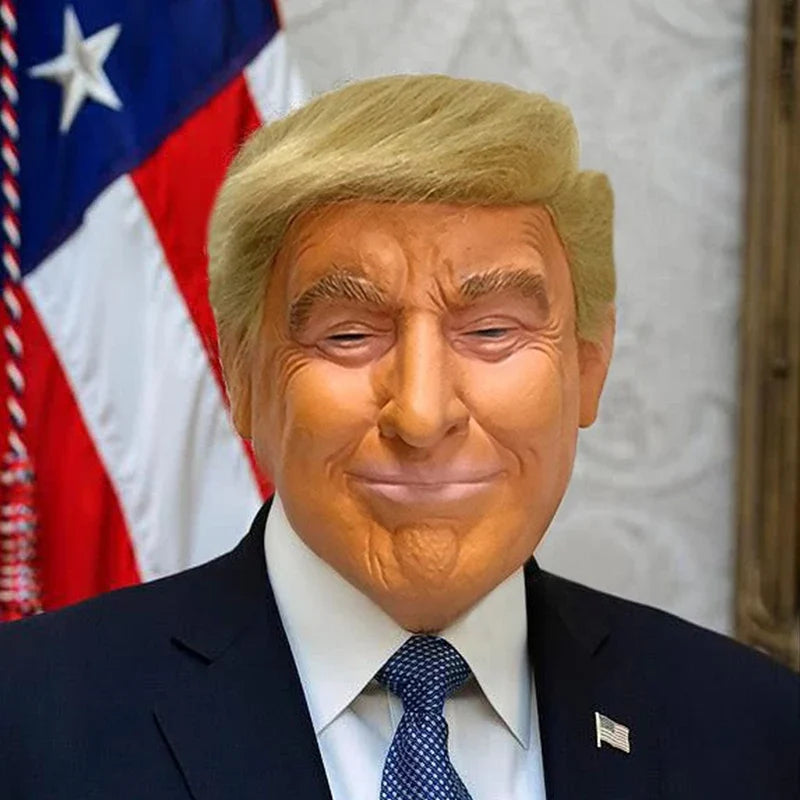 Latex Full Head President Trump Mask