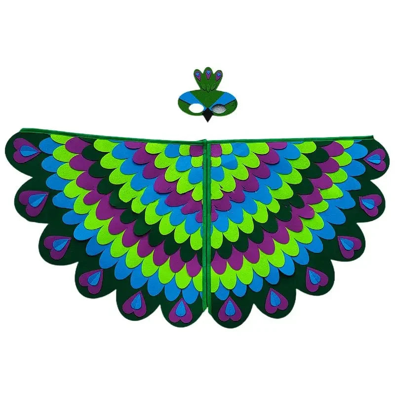 Kids Bird Costume with Wings Cape & Mask