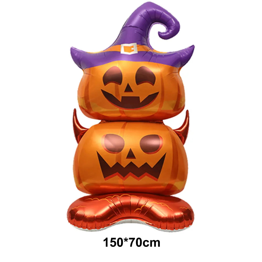 Globo Esqueleto Gigante Calavera Terror Halloween Foil Inflable