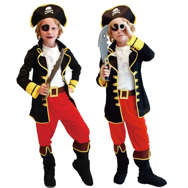 Kids Halloween Pirate Costume for Boys –