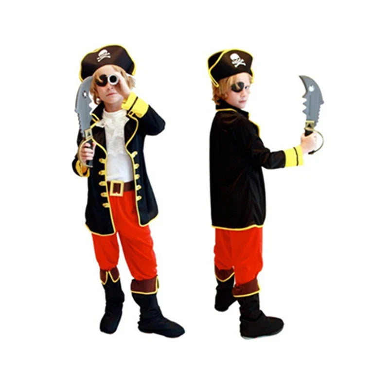 Kids Halloween Pirate Costume for Boys –