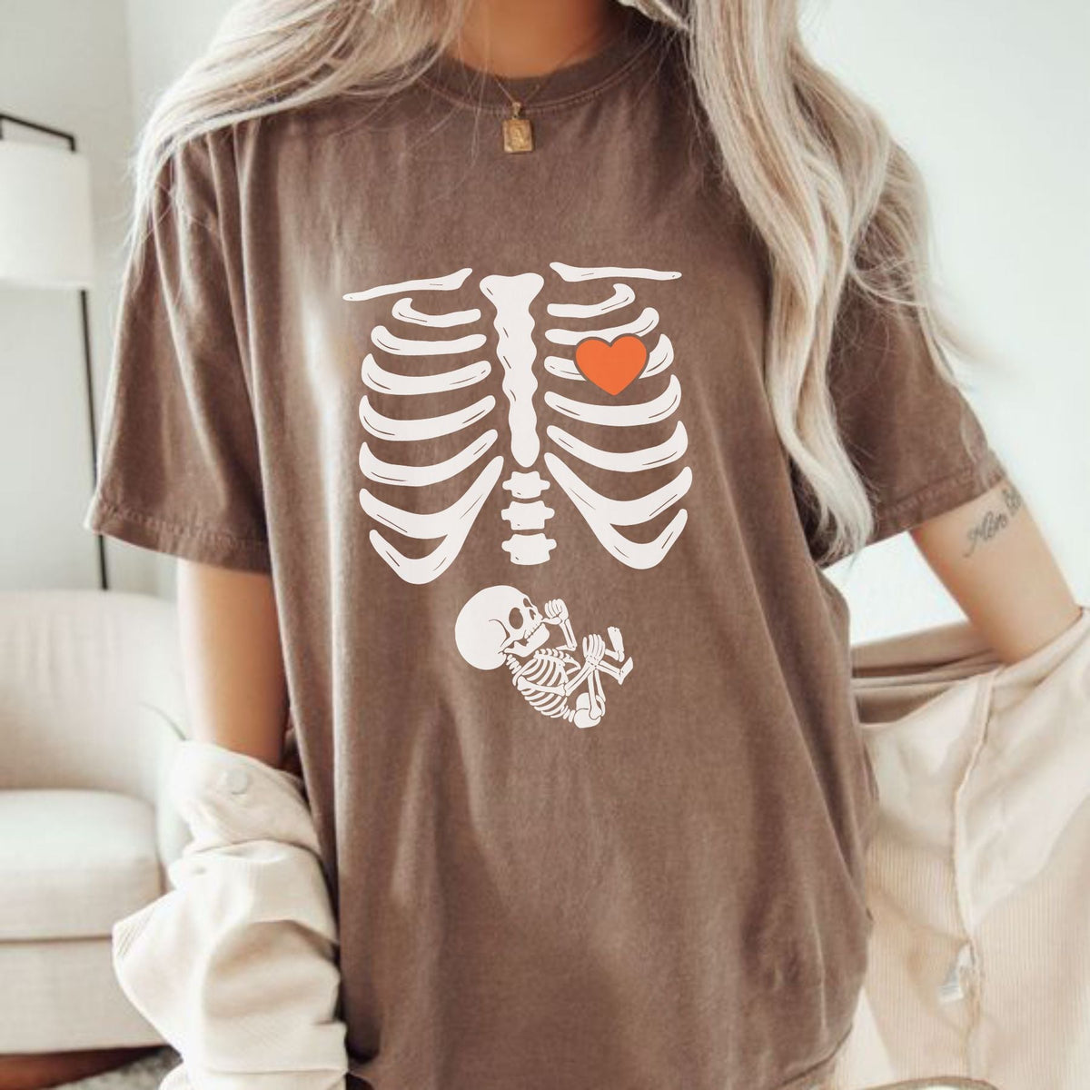 Maternity Skeleton Shirt