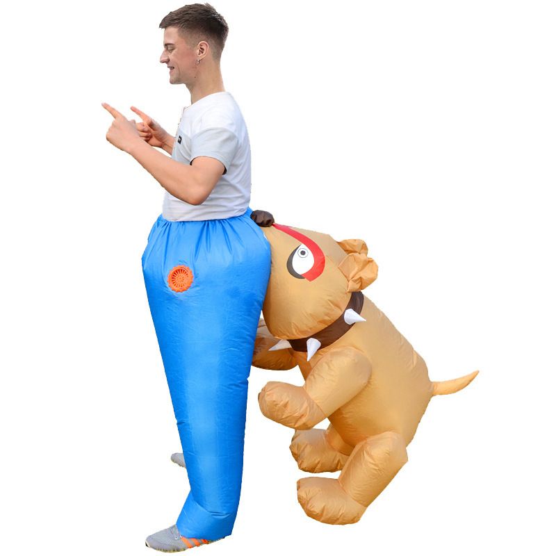 Adult Dog Bite Inflatable Costume