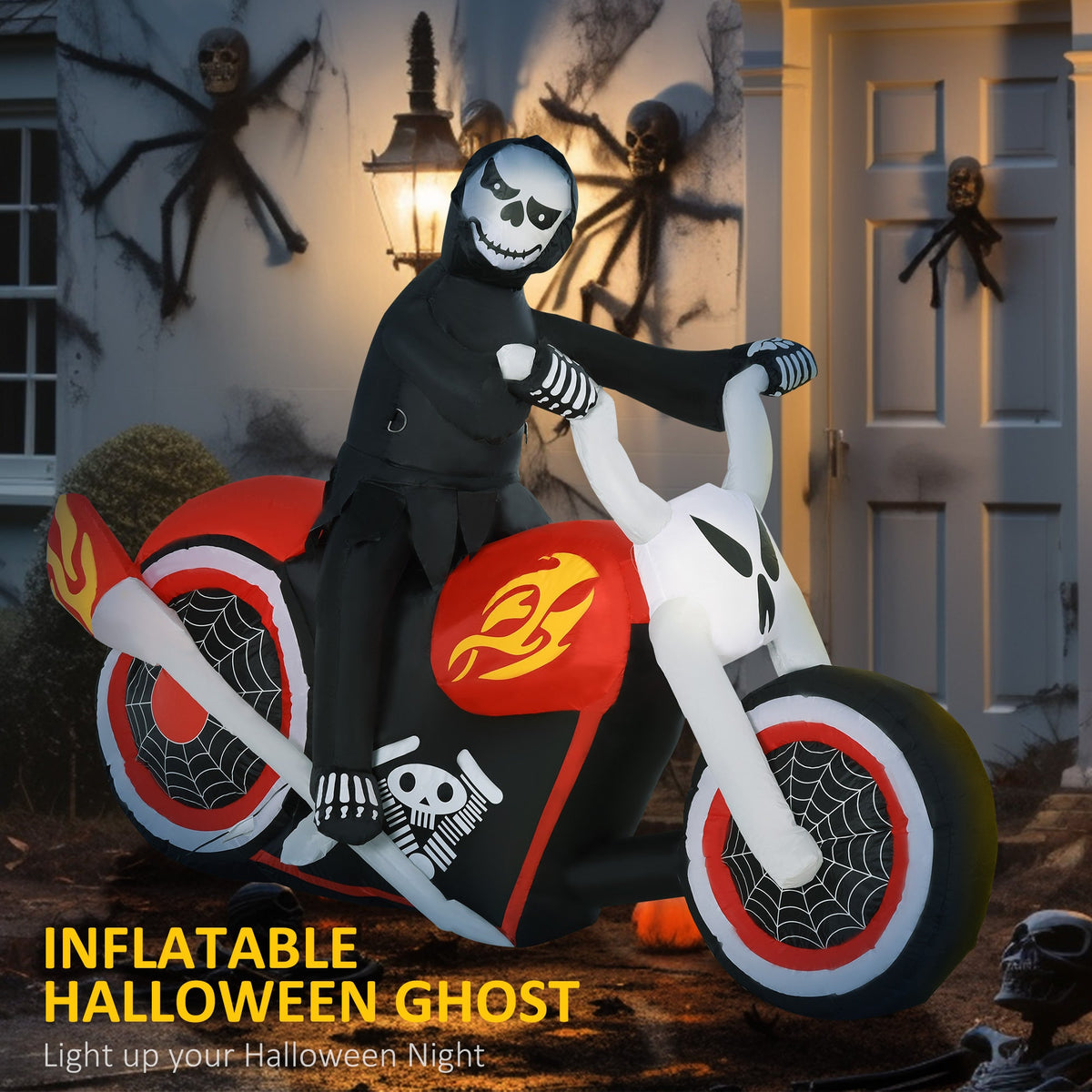 Grim Ghost Biker Inflatable