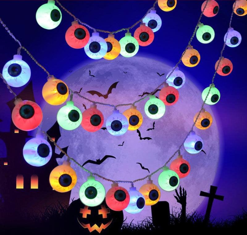 LED Eyeball String Lights – 10 Count