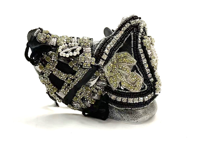 Riveted Skull Punk Performance Mask