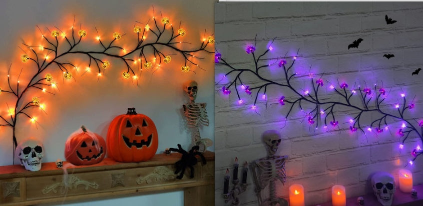 Halloween Willow Vine String Lights
