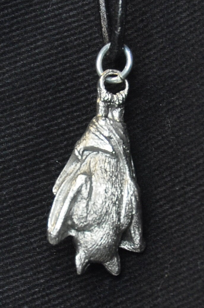 Handmade Gothic Fruit Bat Pendant