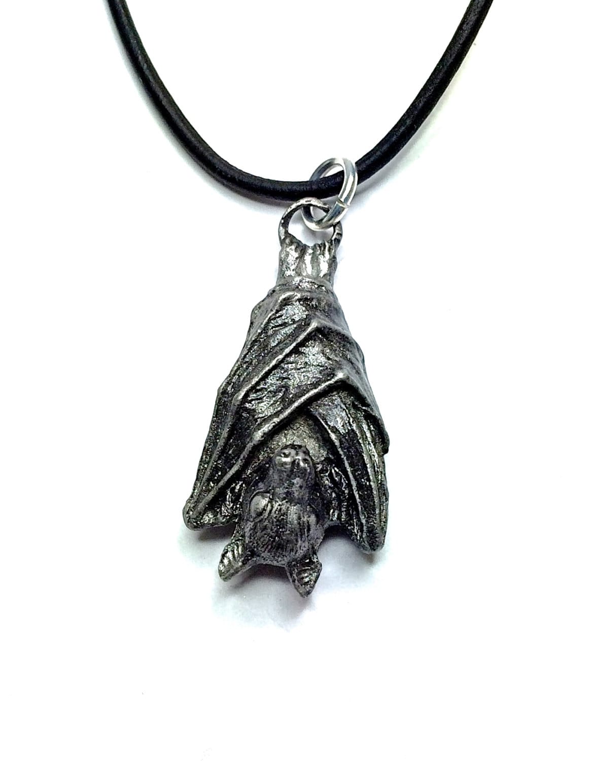 Handmade Gothic Fruit Bat Pendant