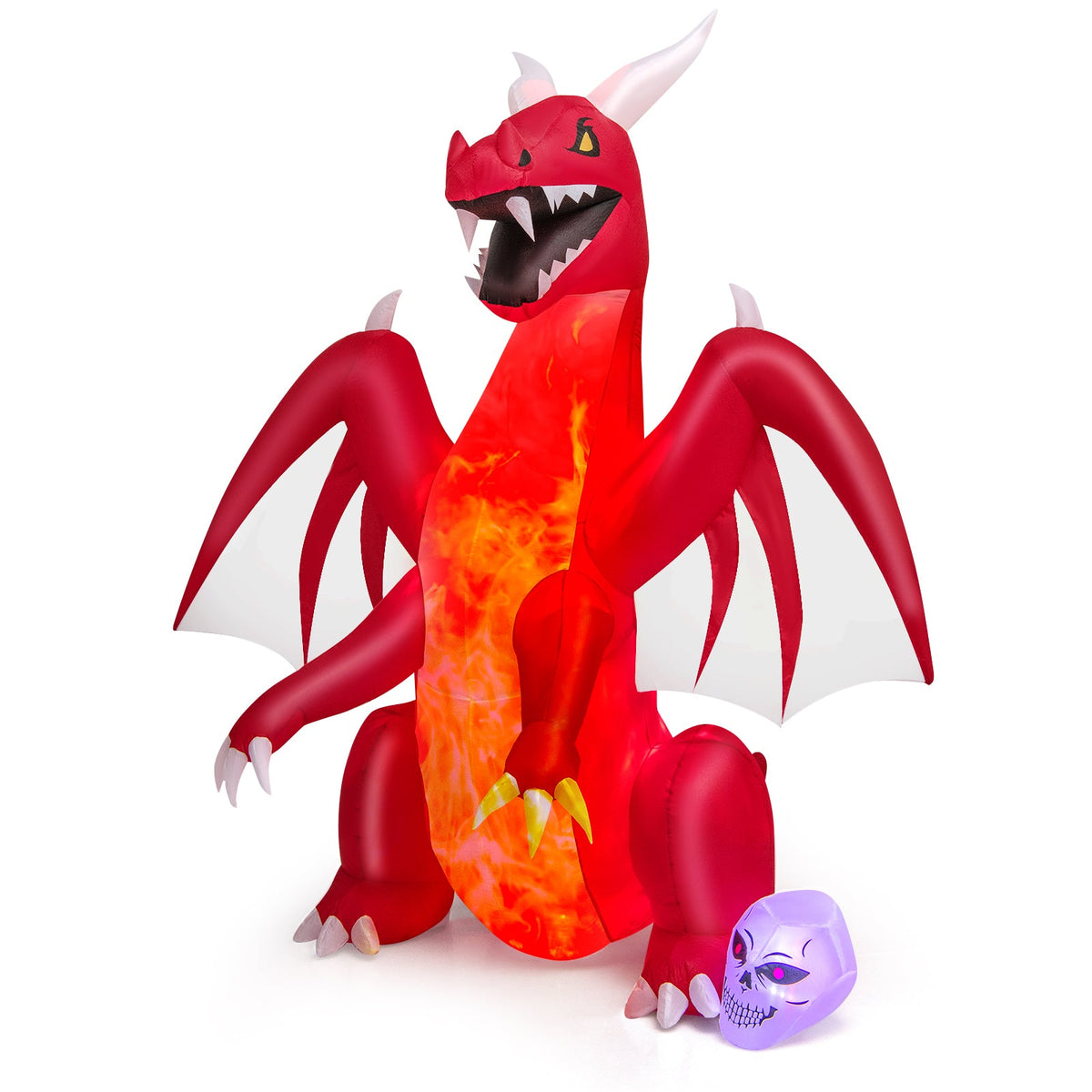 8 Feet Red Dragon with Wings inflatable