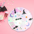 Iridescent Halloween Plates 8 pcs