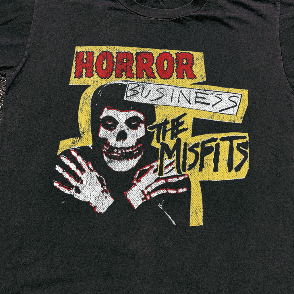 Misfits “Horror Business” Vintage-Wash T-Shirt