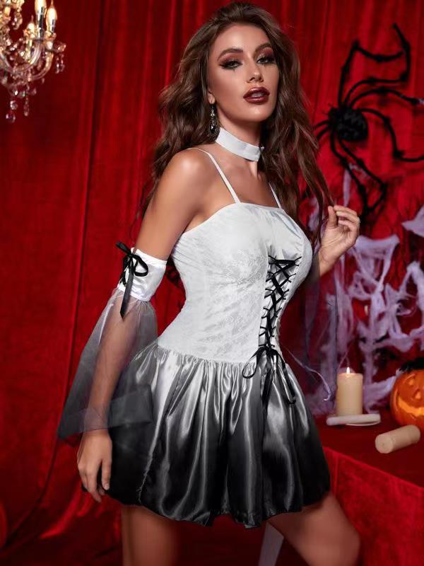 S-3XL Halloween Vampire Ghost Costume for Parties