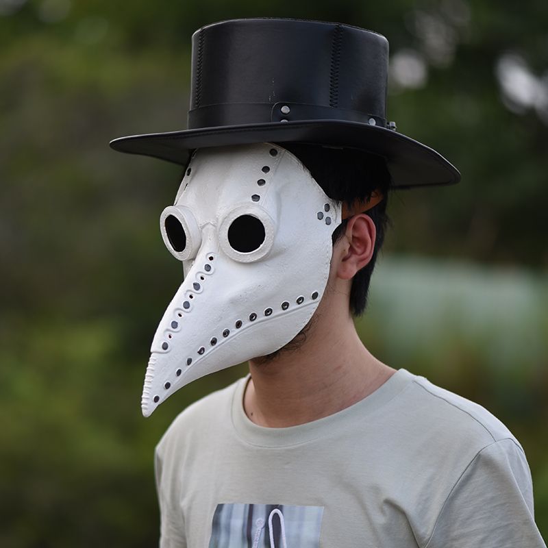Punk Plague Doctor Crow Headpiece