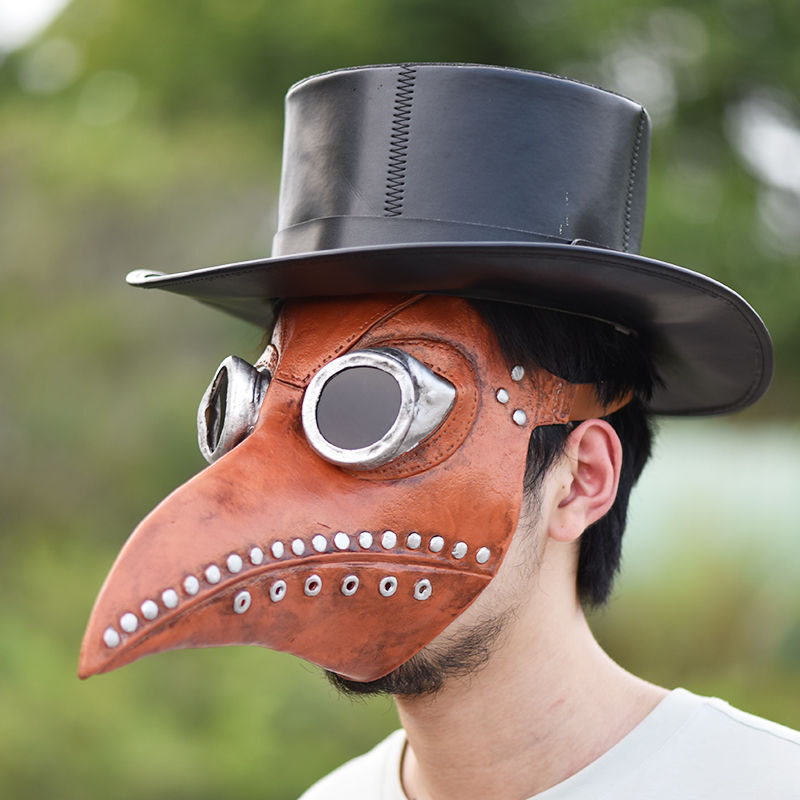 Punk Plague Doctor Crow Headpiece