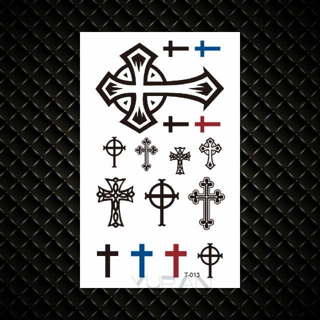 Fashion Small Sexy Black Temporary Waterproof Tattoo Cute Star Heart Tattoos Sticker Body Finger Tattoo For Kids Womens