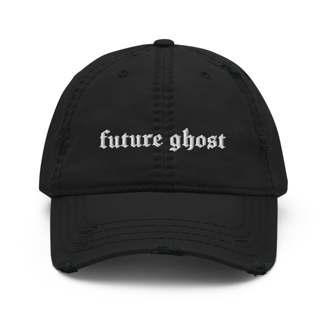 Future Ghost Gothic Distressed Cap