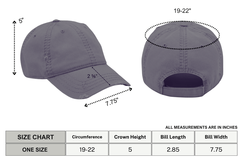 Future Ghost Gothic Distressed Cap