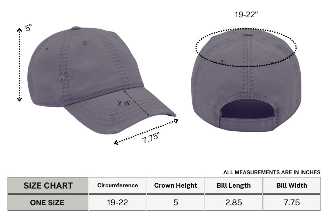 Future Ghost Gothic Distressed Cap