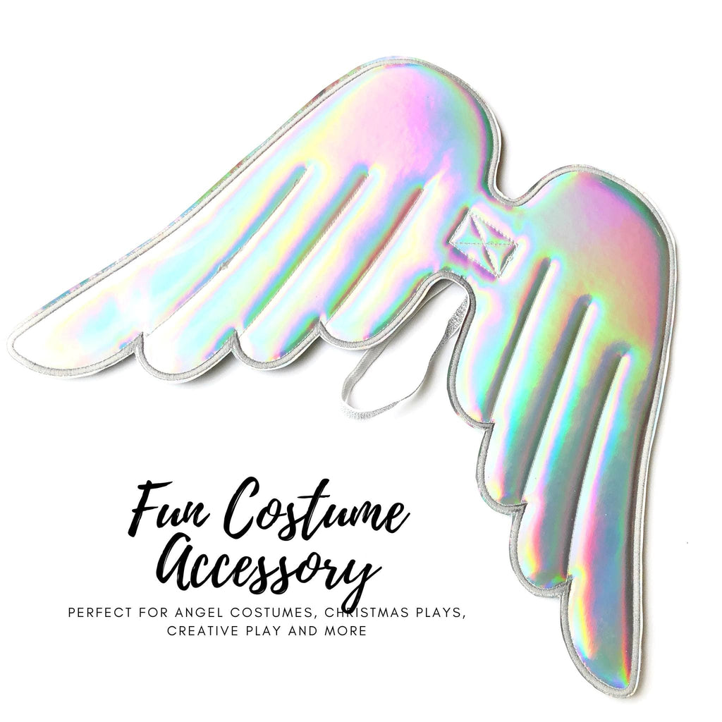 Holographic Glitter Costume Wings – Child