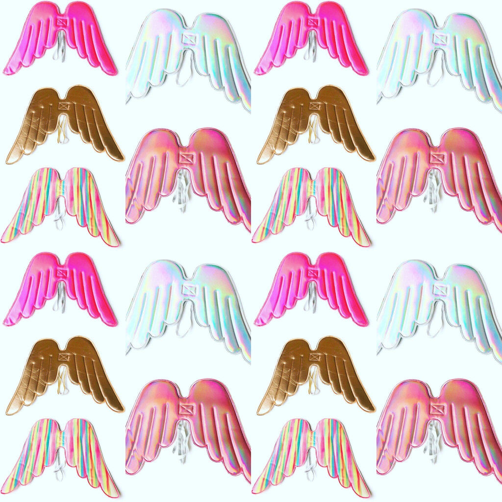Holographic Glitter Costume Wings – Child