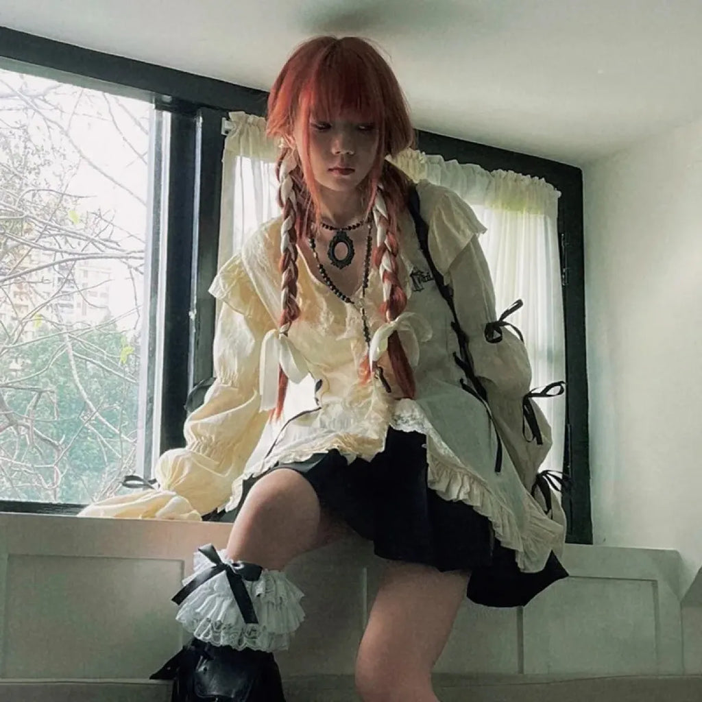 Gothic Lolita Lace Blouse