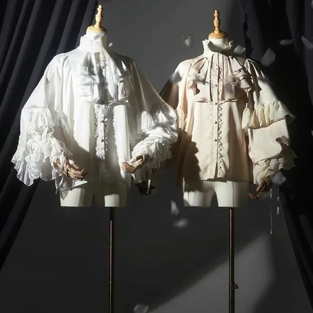 Gothic Lolita Ruffle Blouse