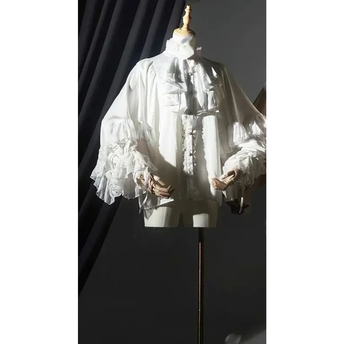 Gothic Lolita Ruffle Blouse