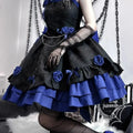 Dark Victorian Gothic Rose Dress