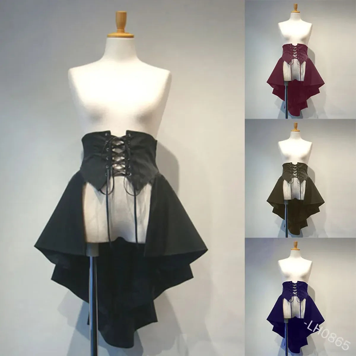 Victorian Gothic Steampunk Bustle Skirt