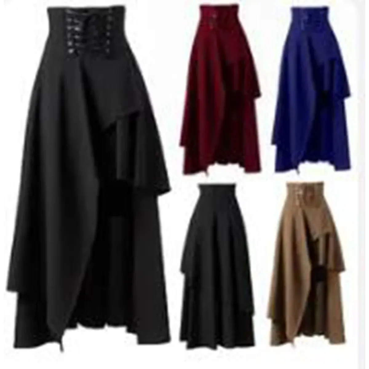 Victorian Gothic Steampunk Bustle Skirt