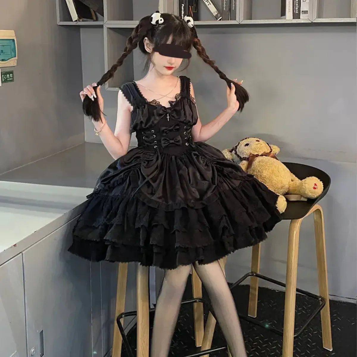 Gothic Victorian Lolita Lace Dress