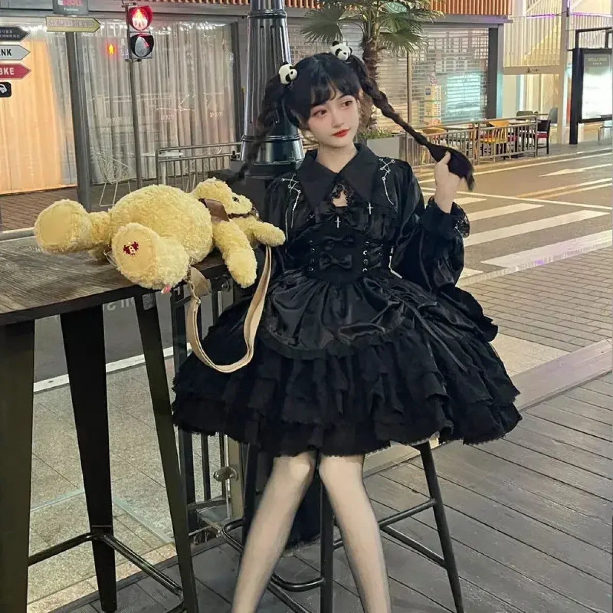 Gothic Victorian Lolita Lace Dress