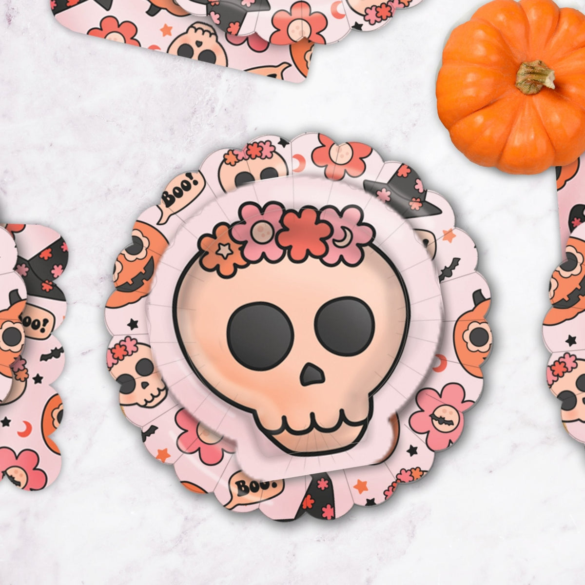 Groovy Halloween Plates 8 ct