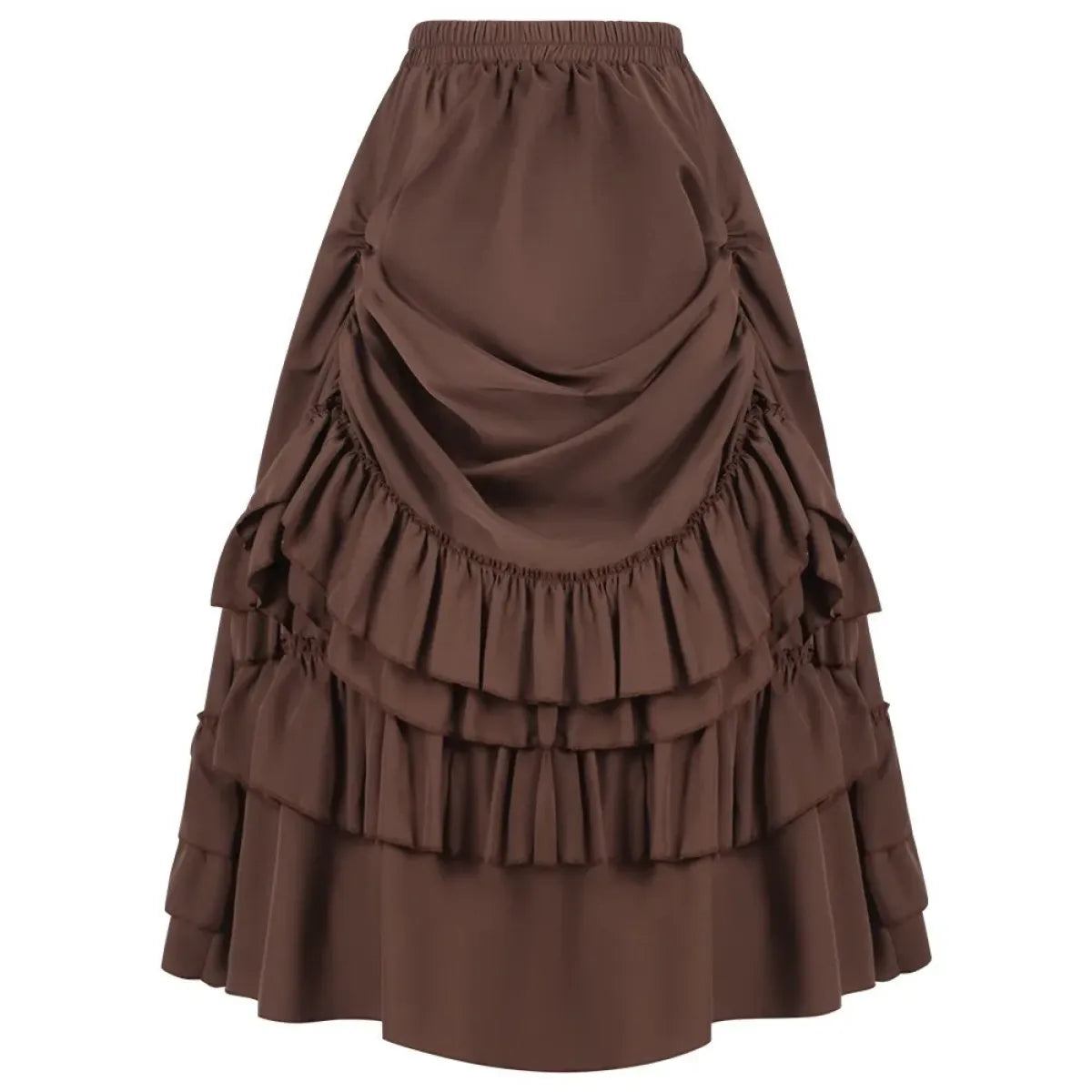 Victorian Gothic Ruffled Skirt