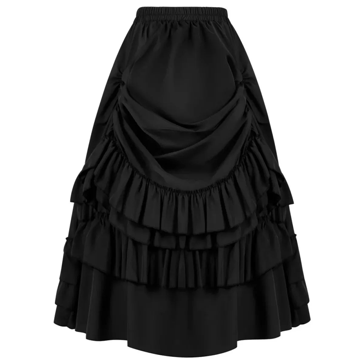 Victorian Gothic Ruffled Skirt