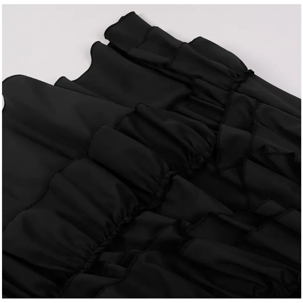 Victorian Gothic Ruffled Skirt