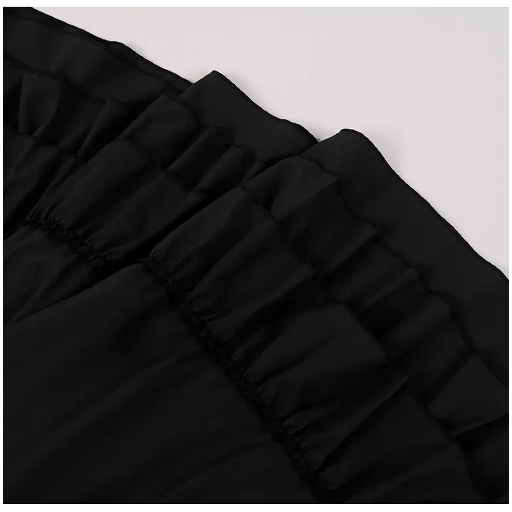 Victorian Gothic Ruffled Skirt