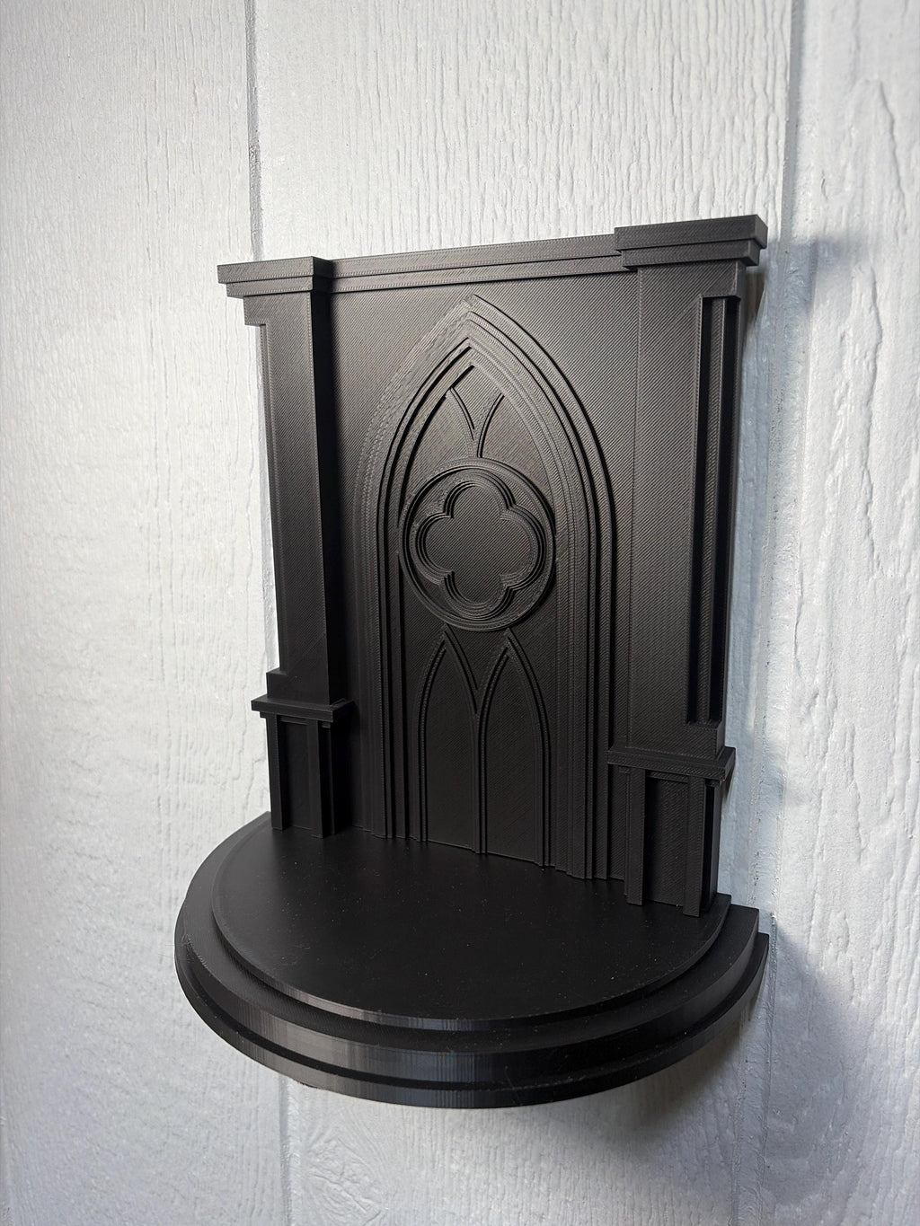 Gothic Altar & Ceremonial Display Shelf
