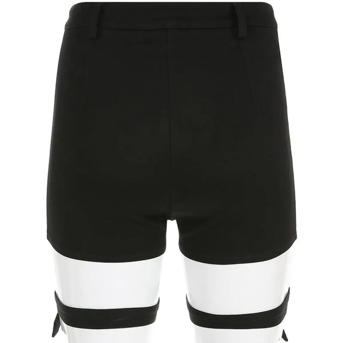 Hollow-Out Punk Shorts