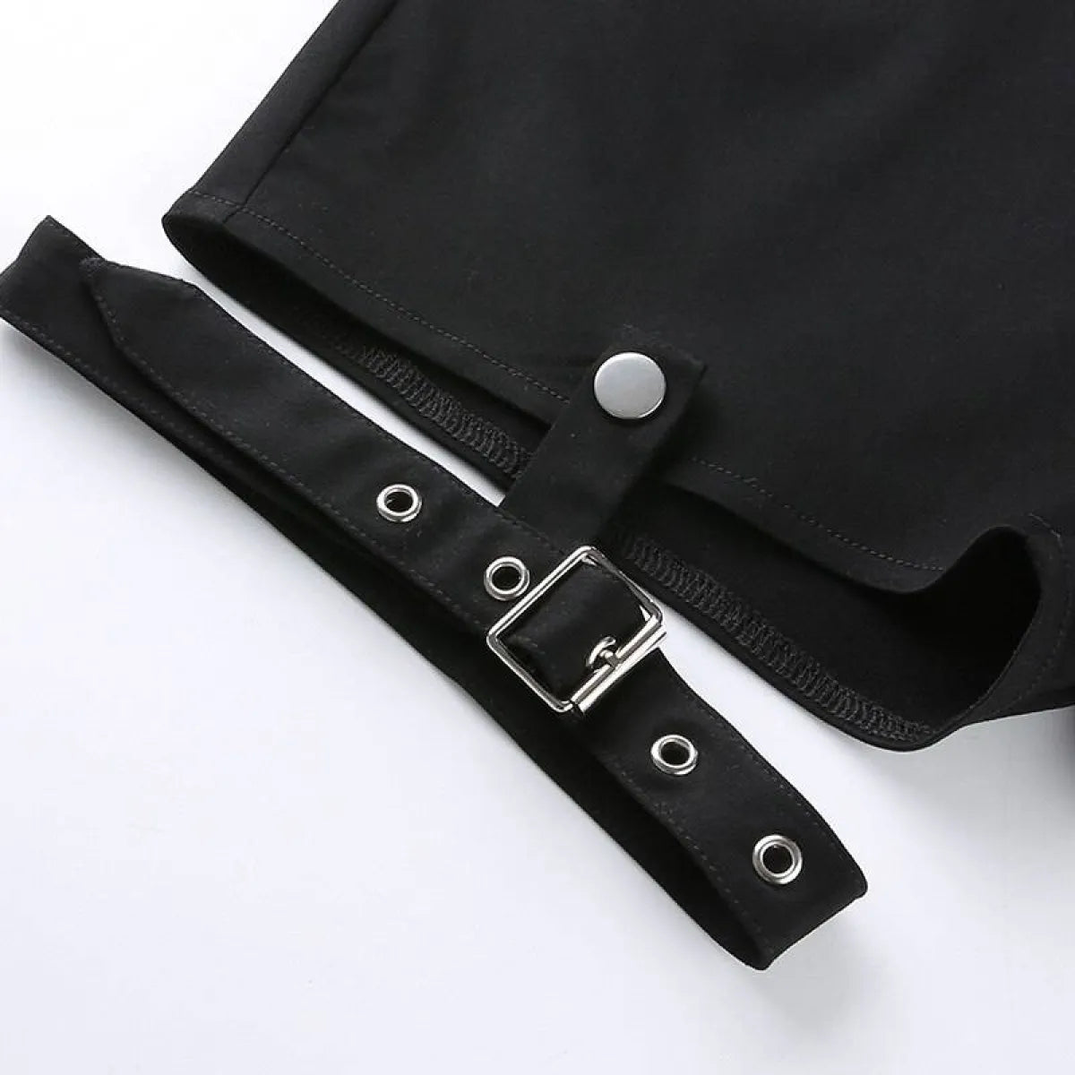 Hollow-Out Punk Shorts