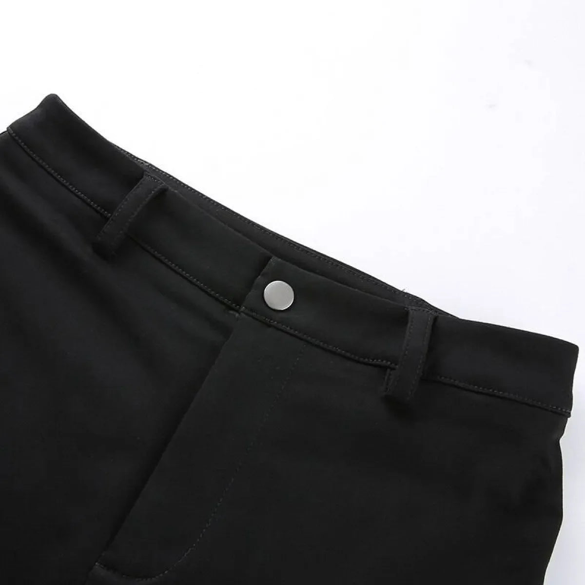 Hollow-Out Punk Shorts