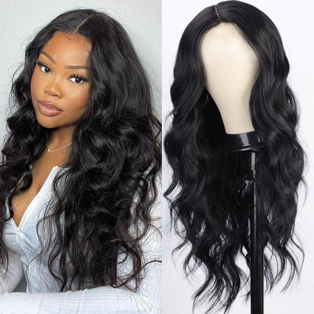 Long Body Wave Golden Brown Wig