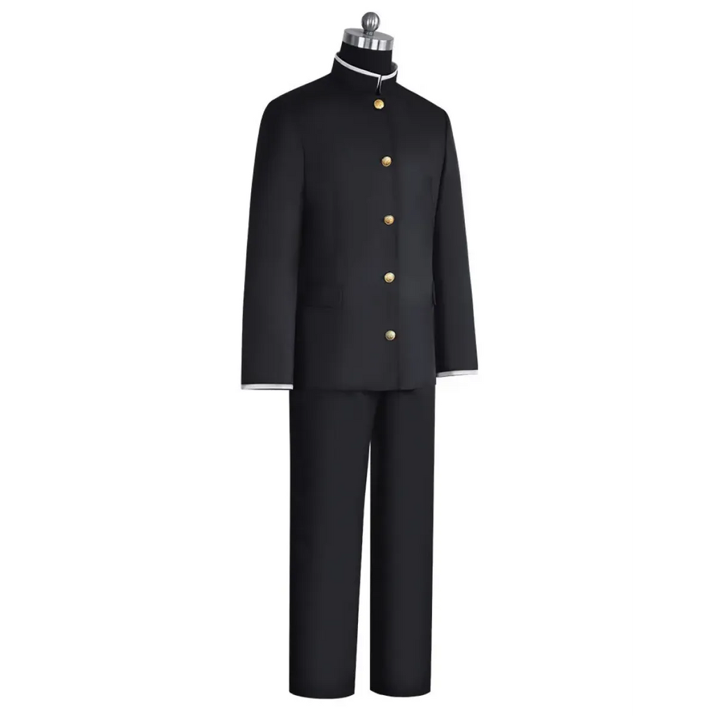 Ken Takakura Cosplay Costume – Dandadan School Uniform with Glasses