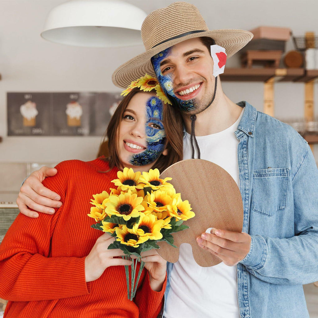 Artist & Sunflower Couple Costume Set – 8 Pieces