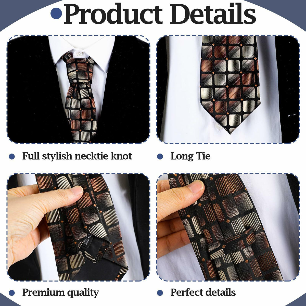 Bald Man Costume Set Brown Wig Bald Cap Gloves One Size