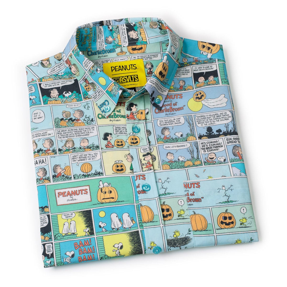 Peanuts "Spooky Strips" –  Short Sleeve Shirt
