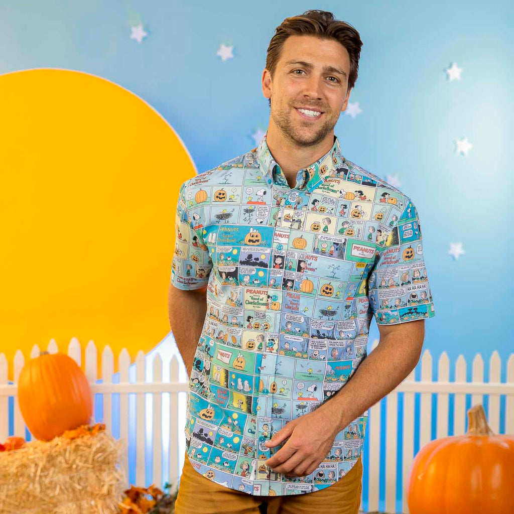 Peanuts "Spooky Strips" –  Short Sleeve Shirt