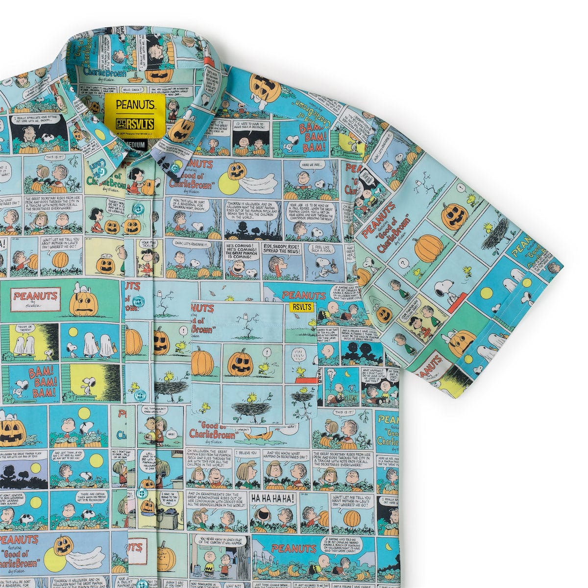 Peanuts "Spooky Strips" –  Short Sleeve Shirt