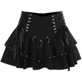 Riveted Y2K Gothic Punk Mini Skirt